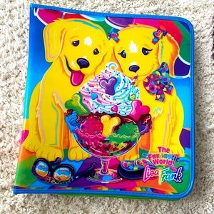 Lisa Frank Zippered Binder
